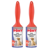 PONY TÜY TOPLAYICI RULO 2 Lİ SET KEDİ KÖPEK - 1