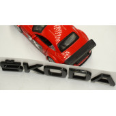 Skoda Bagaj Siyah ABS Orjinal 3M 3D Yazı Logo Amblem - 4
