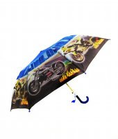 7 Moda Erkek Çocuk Şemsiyesi, Yarı otomatik Mekanizma Küçük Boy 43 cm - 5