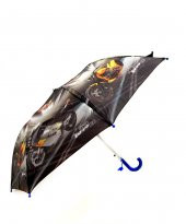 7 Moda Erkek Çocuk Şemsiyesi, Yarı otomatik Mekanizma Küçük Boy 43 cm - 6
