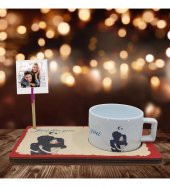 Kişiye Özel Just For You Tek Aşkım Kupalı Notluk (FOTOĞRAF HEDİYELİ) - 1