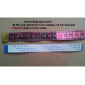 Audiomax Mx-8800Ml , BM Audio BM7700 tuş Film Flex Kablosu 28-0.5-15B - 1