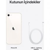 Apple iPhone SE 3 2022 64 GB Beyaz - 4