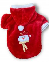 Gold Santa Yılbaşı Köpek Sweatshirt, Noel Sweatshirt - 6