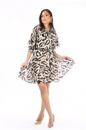 Modatalika Kadın Kol Detaylı Midi Boy Elbise thumbnail 1