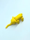 3D Hareketli Oyuncak Fil & Dekor - Sarı - 1