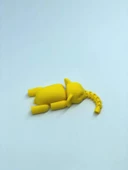 3D Hareketli Oyuncak Fil & Dekor - Sarı - 7