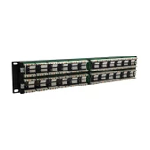 SIGNAMAX 2U 48 PORT CAT3 PATCH PANEL 2U SİYAH - 3