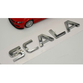 Skoda Scala Bagaj 3M 3D Krom ABS Logo Amblem thumbnail 3