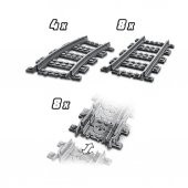 LEGO City Raylar 60205 - Çocuklar İçin Yaratıcı Oyuncak Yapım Seti (20 Parça) - 3