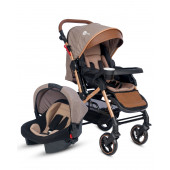 4 Baby AB430 Active Plus Gold Travel Sistem Bebek Arabası Kahverengi - 1