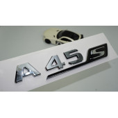 DK Benz A 45S Bagaj Krom Siyah ABS 3M 3D Yazı Logo - 1