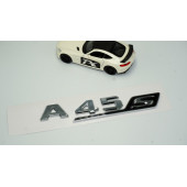 DK Benz A 45S Bagaj Krom Siyah ABS 3M 3D Yazı Logo - 2