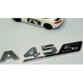 DK Benz A 45S Bagaj Krom Siyah ABS 3M 3D Yazı Logo - 3