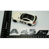DK Benz A 45S Bagaj Krom Siyah ABS 3M 3D Yazı Logo - 4