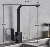 Venita T-Max Yüksek Gövde Mutfak Bataryası Siyah - 3