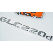 DK Tuning GLC 220d Bagaj Krom ABS Yazı Logo Benz İle Uyumlu - 3
