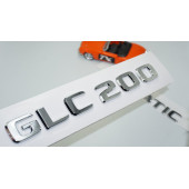 DK Tuning GLC200 4Matic Bagaj Krom ABS Yazı Logo Benz İle Uyumlu - 1