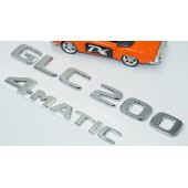 DK Tuning GLC200 4Matic Bagaj Krom ABS Yazı Logo Benz İle Uyumlu - 3