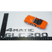 DK Tuning GLC200 4Matic Bagaj Krom ABS Yazı Logo Benz İle Uyumlu - 4