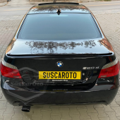 Bmw 5 Serisi E60 2003-2010 Samurai M3 Tip Bagaj Üstü Spoiler Bagaj Çıtası Piano Black Parlak Siyah - 1