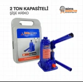 İbeltech 2 Ton Kapasiteli Şişe Kriko Çantalı Kriko - 2