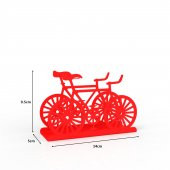 BİSİKLET TEMALI METAL PEÇETELİK KIRMIZI - 2