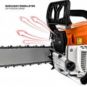 Anadolustrong ANS1041 2.9Hp Benzinli Motorlu Testere 45cm Palalı Ağaç Kesme Motoru - 6