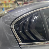 Fiat Egea Sedan 2015 Sonrası Kelebek Cam Izgarası Kelebek Cam Vizörü Havalandırma Sağ Sol Takım Parlak Siyah - 1