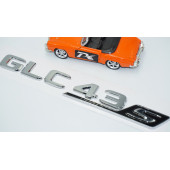 DK Tuning GLC 43S Bagaj Siyah Krom ABS Yazı Logo Benz İle Uyumlu - 3