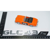 DK Tuning GLC 43S Bagaj Siyah Krom ABS Yazı Logo Benz İle Uyumlu - 4