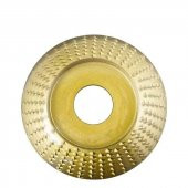 Troy Avuç Taşlama İçin Ahşap Aşındırıcı Törpü Disk 84 mm Yarı Küre - 1
