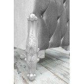 Kapitone Mdf Gri Renk 3'lü Kirli Çamaşır Sepeti Banyo Seti - 3