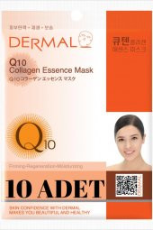 DERMAL Sıkılaştırıcı, Nemlendirici, Yenileyici Q10 Kolajen Maske X10 Adet - 1