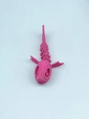 3D Hareketli Balık Figürlü Oyuncak - Pembe thumbnail 6