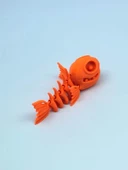 3D Hareketli Balık Figürlü Oyuncak - Turuncu - 3