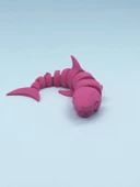 3D Hareketli Köpek Balığı Figürlü Oyuncak - Pembe - 7