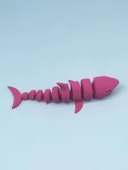 3D Hareketli Köpek Balığı Figürlü Oyuncak - Pembe - 2