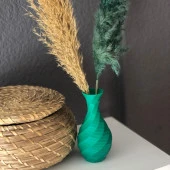 Modern Mini Vazo 15cm Yeşil - 1