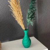 Modern Mini Vazo 15cm Yeşil - 3