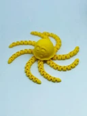 3D Hareketli Deniz Anası Oyuncak & Masa Dekoru -Sarı thumbnail 1