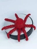 3D Hareketli Deniz Anası Oyuncak & Masa Dekoru -Kırmızı thumbnail 4