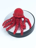 3D Hareketli Deniz Anası Oyuncak & Masa Dekoru -Kırmızı thumbnail 6