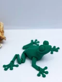 3D Hareketli Kurbağa Figürlü Oyuncak - Yeşil thumbnail 6