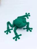 3D Hareketli Kurbağa Figürlü Oyuncak - Yeşil thumbnail 2