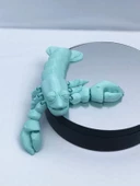 3D Hareketli Istakoz Figürlü Oyuncak - Turkuaz thumbnail 3