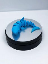 3D Hareketli Köpek Balığı Figürlü Oyuncak - Parlak Mavi - 1