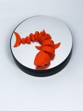 3D Hareketli Köpek Balığı Figürlü Oyuncak - Turuncu thumbnail 2