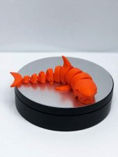 3D Hareketli Köpek Balığı Figürlü Oyuncak - Turuncu thumbnail 6