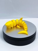 3D Hareketli Köpek Balığı Figürlü Oyuncak - Sarı thumbnail 3